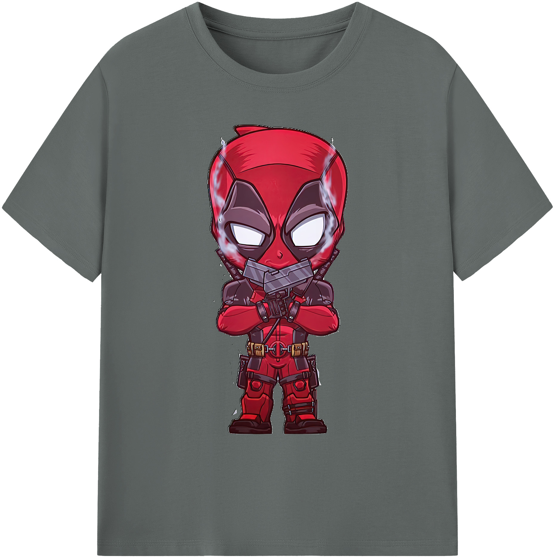 （画像用） Deadpool デッドプール 綿100％ メンズ半袖Tシャツ｜肌触りやわらか＆通気性